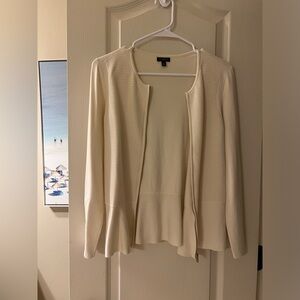 Talbot’s cream sweater. Size large petit.